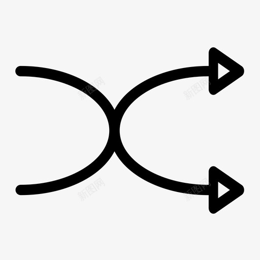 随机移动箭头混合图标svg_新图网 https://ixintu.com 混合 箭头 随机 随机移动