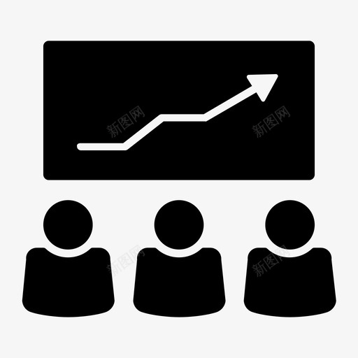 商务会议小组演出图标svg_新图网 https://ixintu.com 商务会议 小组 演出