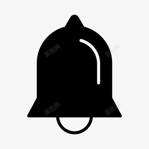 铃声通知用户界面图标svg_新图网 https://ixintu.com 用户界面 用户界面实心 通知 铃声