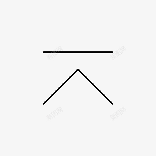 最上面向上导航箭头四机图标svg_新图网 https://ixintu.com 向上 导航箭头四机 最上面