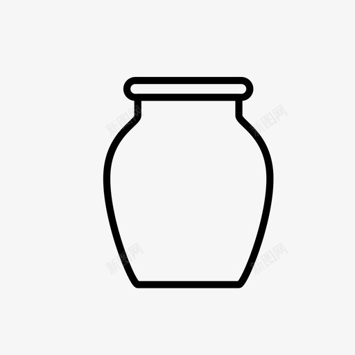 坛子陶瓷食品饮料图标svg_新图网 https://ixintu.com 坛子 陶瓷 食品饮料