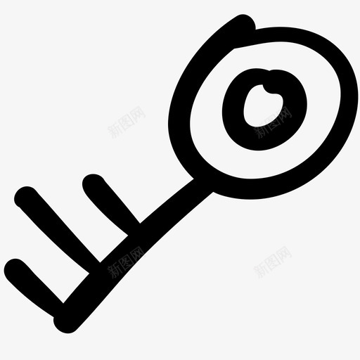 钥匙门禁房门钥匙图标svg_新图网 https://ixintu.com 房门钥匙 涂鸦综合办公室 登录 钥匙 锁钥匙 门禁