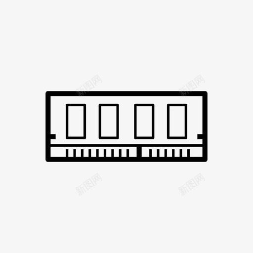 ram计算机计算机内存图标svg_新图网 https://ixintu.com ram 硬件 计算机 计算机ram 计算机内存 计算机硬件线
