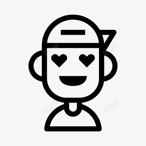 坏男孩化身角色图标svg_新图网 https://ixintu.com 人 化身 坏男孩 爱 角色 角色化身