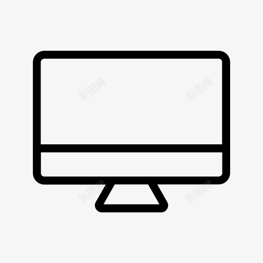 台式计算机办公室图标svg_新图网 https://ixintu.com 办公室 台式计算机 屏幕 杂项v轮廓 设计