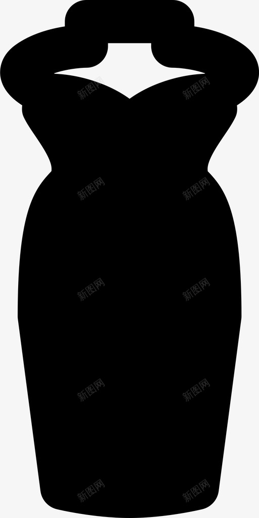 时髦的衣服时尚的女人图标svg_新图网 https://ixintu.com 女人 时尚的 时髦的衣服 漂亮的女人衣服md固体