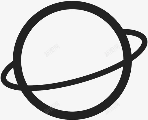 球体行星空间图标svg_新图网 https://ixintu.com 球体 空间 行星