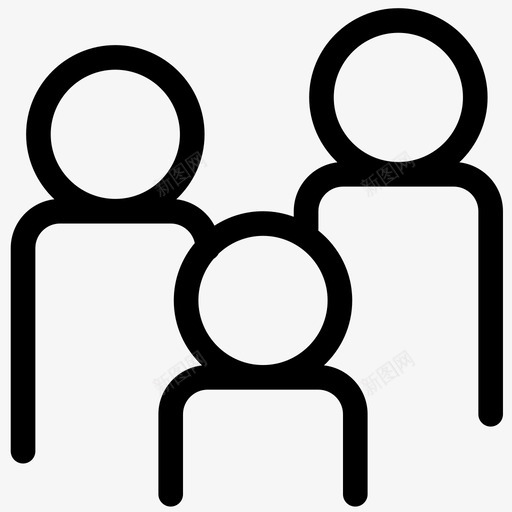 家庭幸福家庭核心家庭图标svg_新图网 https://ixintu.com 家庭 幸福家庭 核心家庭
