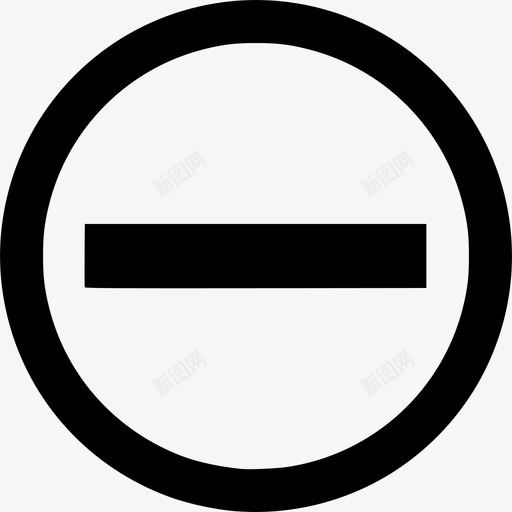 减号按钮计算器删除图标svg_新图网 https://ixintu.com 减号按钮 删除 删除按钮 计算器