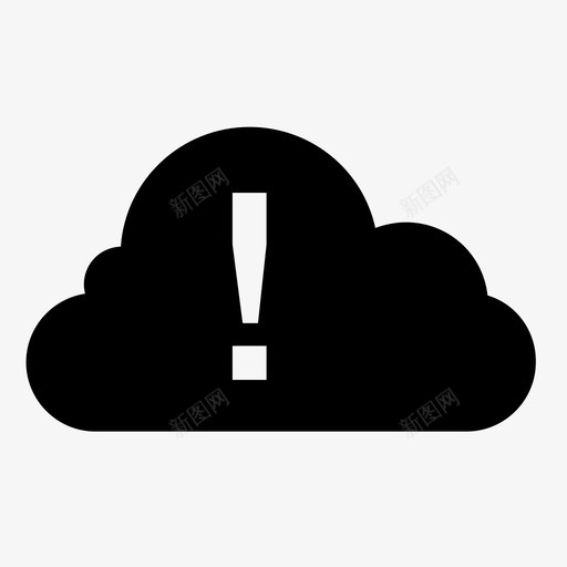 没有云云丢失连接丢失图标svg_新图网 https://ixintu.com 云丢失 存储媒体 文件丢失 没有云 没有到云的连接 警告 连接丢失