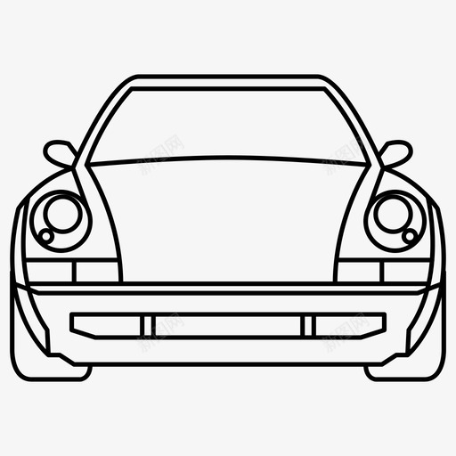 911汽车保时捷图标svg_新图网 https://ixintu.com 911 911系列 保时捷 汽车 车辆
