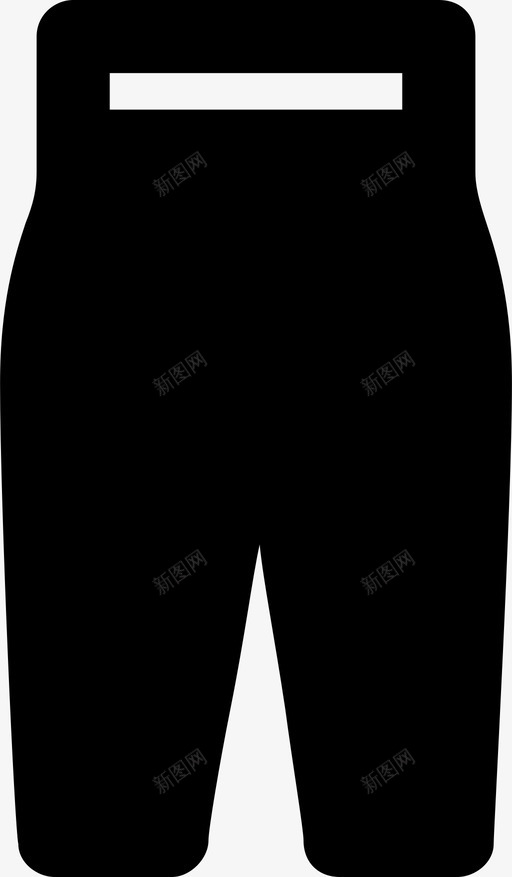 时髦的裤子衣服时尚图标svg_新图网 https://ixintu.com 女人 时尚 时髦的裤子 漂亮的女人衣服md固体 衣服