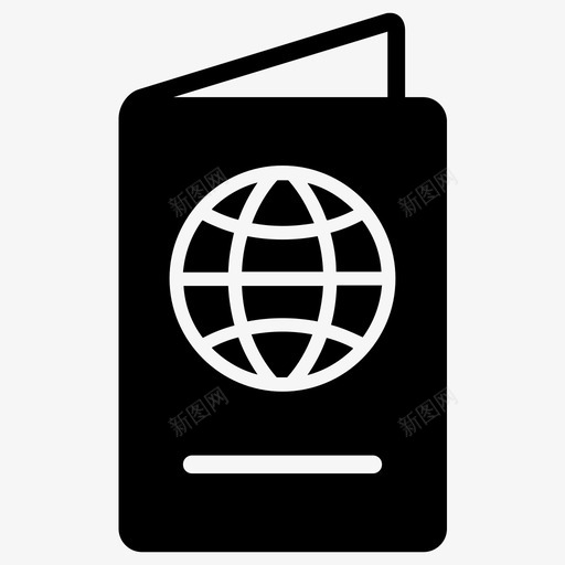 护照护照簿旅行图标svg_新图网 https://ixintu.com 护照 护照簿 旅行 旅行证