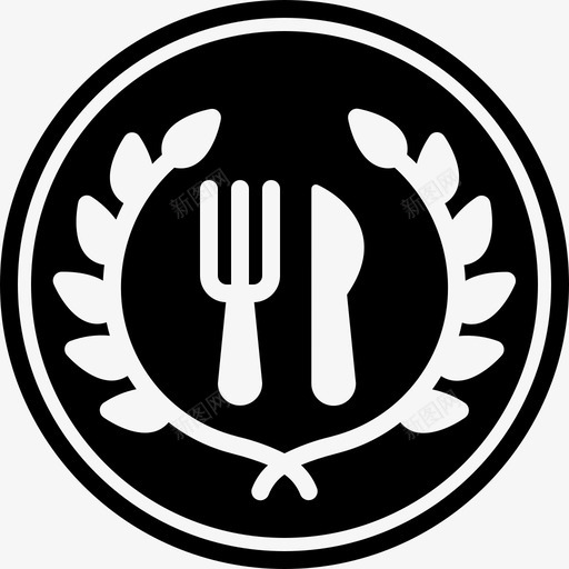 餐厅奖最佳食物图标svg_新图网 https://ixintu.com 最佳 美味奖励雕文 食物 餐厅奖 餐食