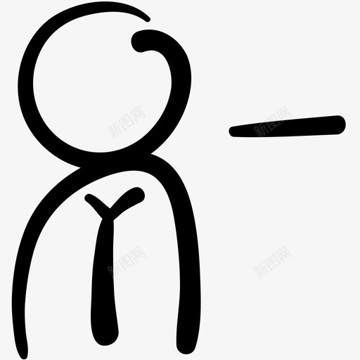 删除用户员工人员图标svg_新图网 https://ixintu.com 人员 删除用户 员工 成员 涂鸦综合办公室