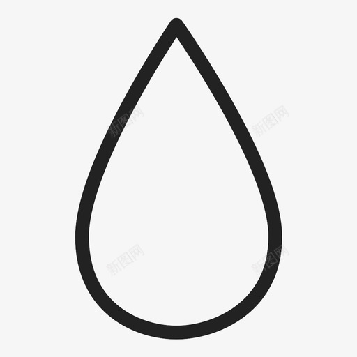 水滴油图标svg_新图网 https://ixintu.com 水滴 油