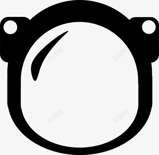 宇航员头盔太空太空服图标svg_新图网 https://ixintu.com 太空 太空服 宇航员 宇航员头盔