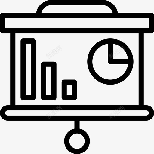 展示板数据图表图标svg_新图网 https://ixintu.com 图表 展示板 数据 文具