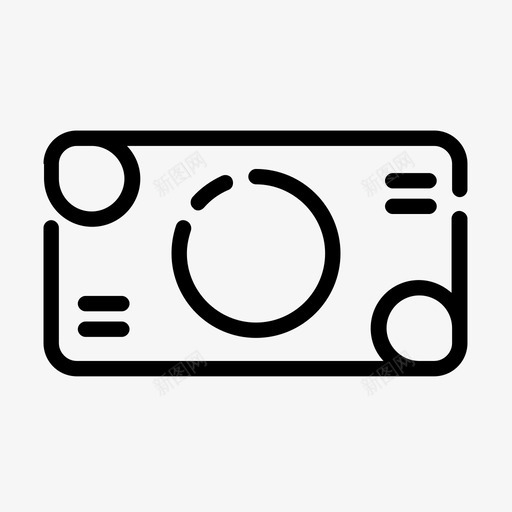 美元钞票商业现金图标svg_新图网 https://ixintu.com 商业 混合必需品 现金 美元钞票 金融