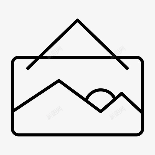 挂图相框图库图标svg_新图网 https://ixintu.com 图库 挂图 相框