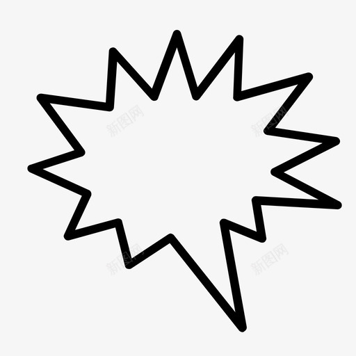 喊泡声图标svg_新图网 https://ixintu.com 喊 声 泡 说