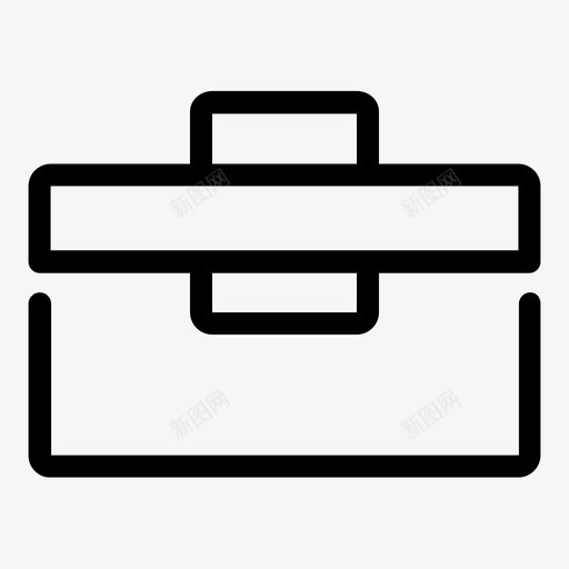 工具箱修复工具图标svg_新图网 https://ixintu.com 修复 工具 工具箱 线图标