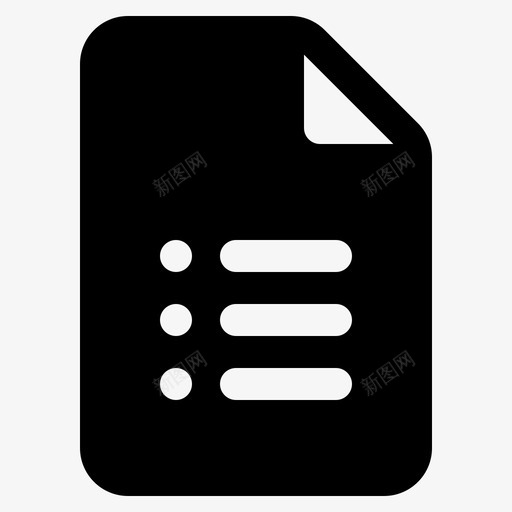 项目符号列表文档文件图标svg_新图网 https://ixintu.com 恶心的文件20字形 文件 文本 文档 注释 项目符号列表