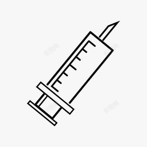 胰岛素注射医用图标svg_新图网 https://ixintu.com 医用 注射 注射器 胰岛素 药用