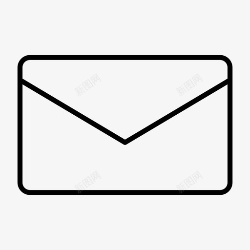 电子邮件未读信封信件图标svg_新图网 https://ixintu.com 信件 信封 电子邮件未读 通信关闭瘦 邮件