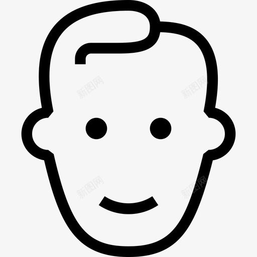 笑脸高兴评分图标svg_新图网 https://ixintu.com sharpicons24px网格1px笔划 simley 用户 笑脸 评分 高兴