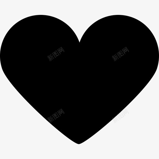 心脏基本用户界面填充图标svg_新图网 https://ixintu.com 基本用户界面 填充 心脏