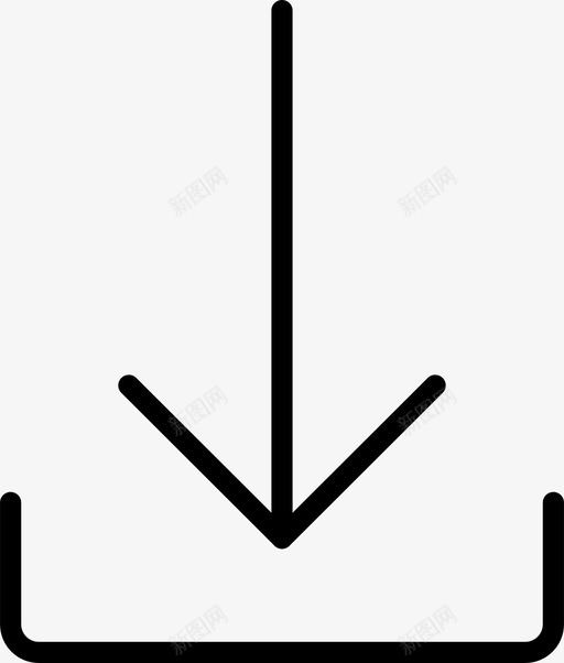 保存箭头向下图标svg_新图网 https://ixintu.com 下载 保存 向上图标 向下 用户界面 箭头 页面