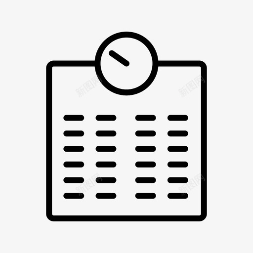 称重机衡器医用图标svg_新图网 https://ixintu.com 医用 称重机 衡器