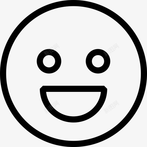 快乐表情快乐大笑图标svg_新图网 https://ixintu.com sharpicons24像素网格1倍笔划 大笑 微笑 快乐 快乐表情 笑脸