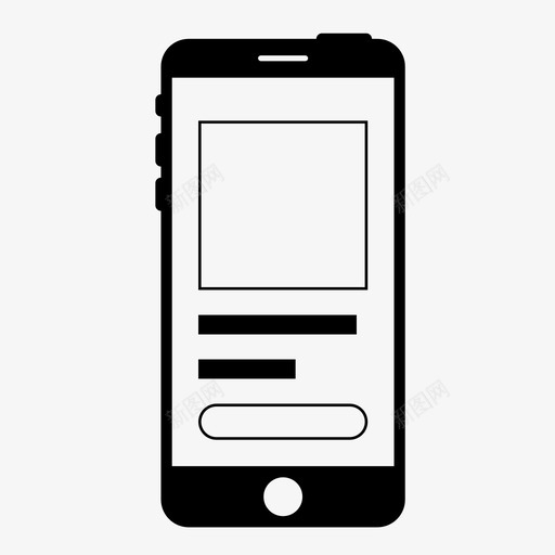 移动产品页面应用程序电子商务图标svg_新图网 https://ixintu.com iphone 应用程序 电子商务 移动产品页面 移动线框 销售
