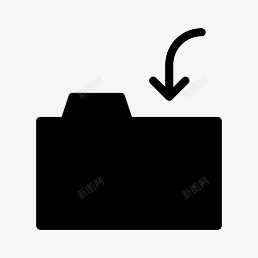 导入器文件夹杂项图标svg_新图网 https://ixintu.com 导入器 文件夹 杂项