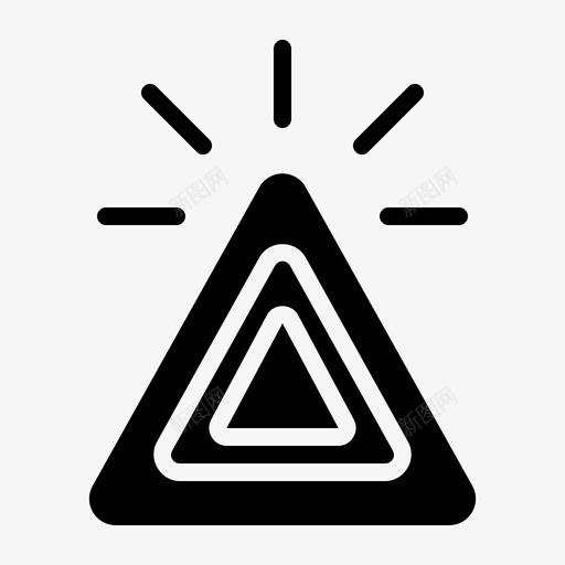 停车灯汽车紧急情况图标svg_新图网 https://ixintu.com 停车灯 汽车 汽车维修标志 紧急情况 零件