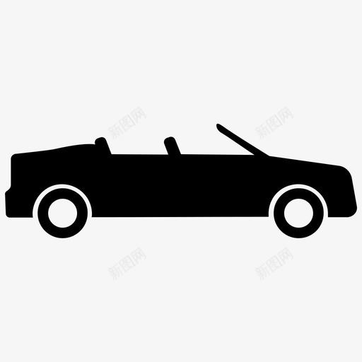 汽车汽车租赁敞篷车图标svg_新图网 https://ixintu.com 夏季 敞篷车 汽车 汽车租赁