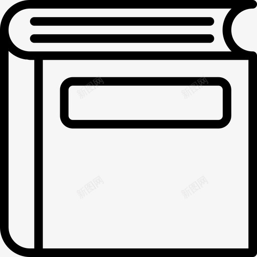 分类帐书籍设备图标svg_新图网 https://ixintu.com 书籍 分类帐 办公室 文具 设备