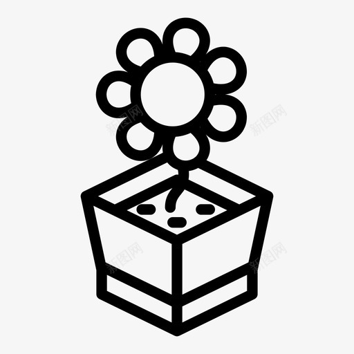 花花pt2图标svg_新图网 https://ixintu.com 花 花pt2