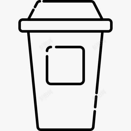 纸杯热咖啡热杯图标svg_新图网 https://ixintu.com 咖啡店 外卖 热咖啡 热杯 热饮 纸杯