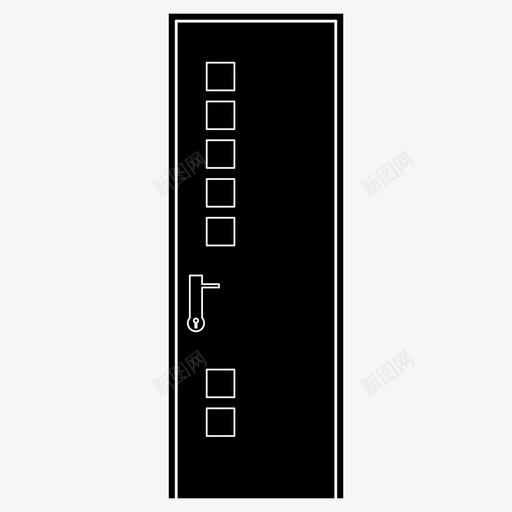 门关进图标svg_新图网 https://ixintu.com 入口 关 家 开 进 门