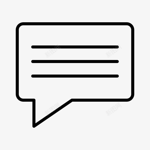 语音气泡bubble聊天图标svg_新图网 https://ixintu.com bubble 收件箱 消息 用户界面 聊天 语音气泡 邮件
