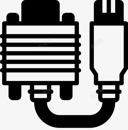 dvi连接器电缆smashicons连接器电缆实心图标svg_新图网 https://ixintu.com dvi连接器 smashicons连接器电缆实心 电缆