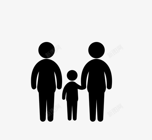 家人孩子爸爸图标svg_新图网 https://ixintu.com 妈妈 孩子 家人 父母 爸爸