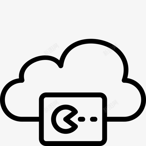 游戏云功能界面图标svg_新图网 https://ixintu.com 云功能概述集合 功能 游戏云 界面 类型