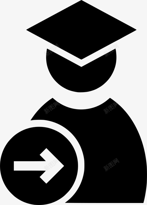 学生下一个校友毕业生图标svg_新图网 https://ixintu.com 学生下一个 学生用户界面 校友 毕业生 用户