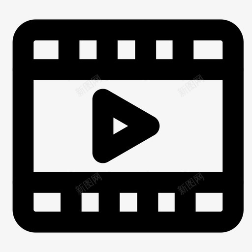 视频电影院电影图标svg_新图网 https://ixintu.com 搜索引擎优化图标 电影 电影院 视频 视频营销