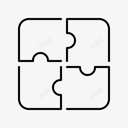 战略业务目标图标svg_新图网 https://ixintu.com 业务 战略 拼图 搜索引擎优化和网络 目标 计划