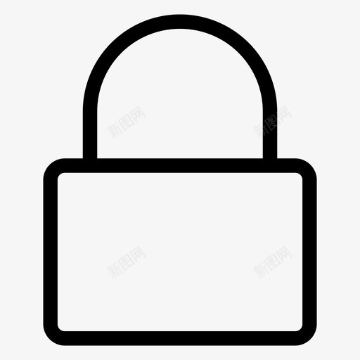 挂锁关闭密码图标svg_新图网 https://ixintu.com 中等 关闭 安全 密码 挂锁